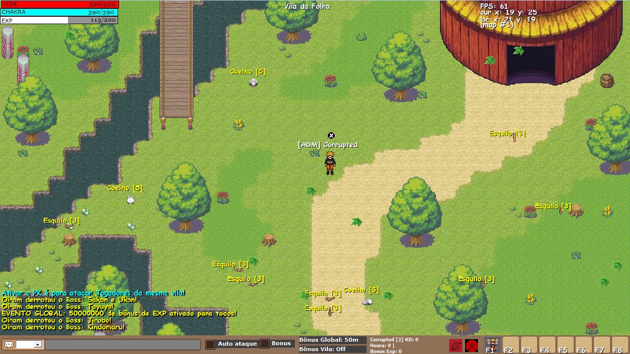 Vila da Folha — mapa inicial